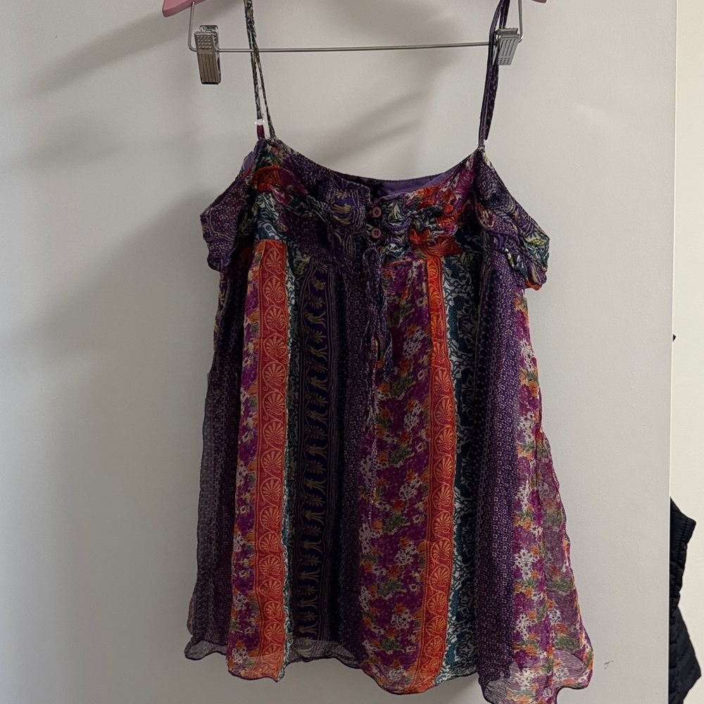 Zara Multicolor Floral Blouse